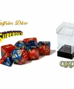 Ozzie Collectables Halfsies Dice Superdice With Upgraded Dice Case
