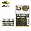 Ozzie Collectables Ammo By MIG Weathering Glossy Wet Mud Soils Set All Board Games
