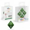 Ozzie Collectables All Board Games Oakie Doakie Dice D8 Marble GOYF 18mm Green (4)