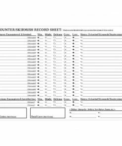 All Board Games Folklore The Affliction Encounter Record Pad