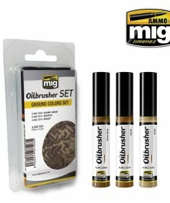 Ozzie Collectables Ammo By MIG Oilbrushers Ground Colors Set