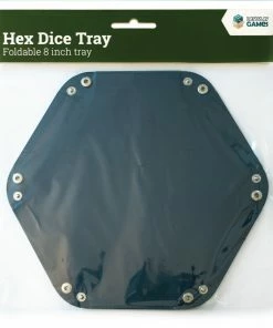 Ozzie Collectables All Board Games LPG Hex Dice Tray 8" Blue
