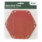 Ozzie Collectables All Board Games LPG Hex Dice Tray 6" Red