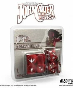 Ozzie Collectables All Board Games John Carter Of Mars: Zodanga Dice (red)