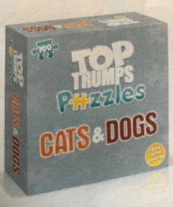 Ozzie Collectables All Board Games Top Trumps Puzzle: Cats & Dogs