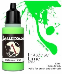 Ozzie Collectables Scale 75 Scalecolor Inktense Lime 17ml All Board Games