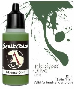 Ozzie Collectables Scale 75 Scalecolor Inktense Olive 17ml All Board Games
