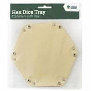 Ozzie Collectables LPG Hex Dice Tray 6" Yellow All Board Games