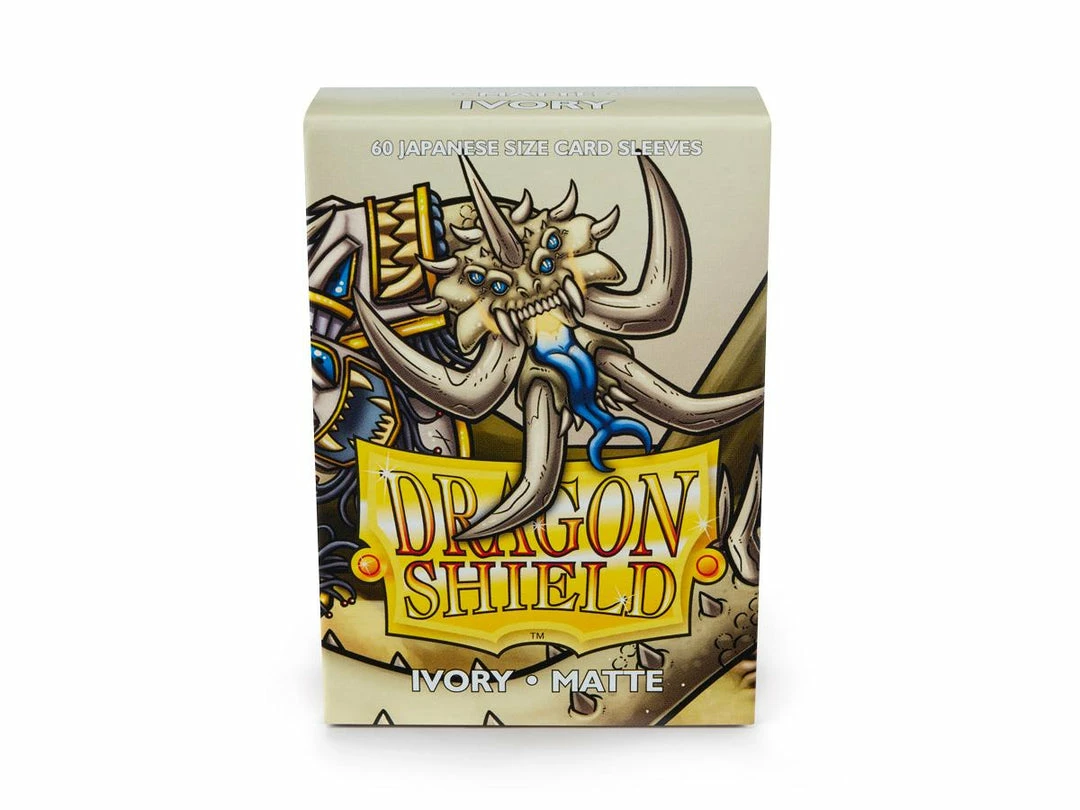 Ozzie Collectables Sleeves - Dragon Shield Japanese - Box 60 - Ivory Matte All Board Games 1 Ozzie Collectables Sleeves - Dragon Shield Japanese - Box 60 - Ivory Matte All Board Games