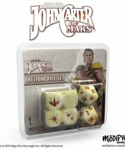 Ozzie Collectables John Carter Of Mars: Helium Dice (white) All Board Games