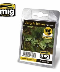 Ozzie Collectables Ammo By MIG Dioramas - Laser Cut Plants - Jungle Leaves (Version 2) All Board Games