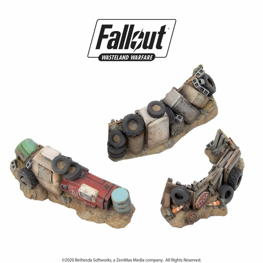 Ozzie Collectables Fallout Wasteland Warfare Junk Barricades All Board Games 1 Ozzie Collectables Fallout Wasteland Warfare Junk Barricades All Board Games