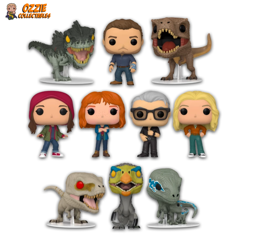 Funko Jurassic World 3: Dominion Bundle - 10 POP! Vinyls 1 Funko Jurassic World 3: Dominion Bundle - 10 POP! Vinyls