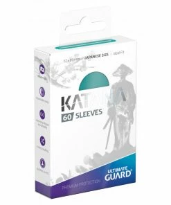 Ozzie Collectables Ultimate Guard Katana Japanese Size Sleeves Turquoise (60) All Board Games
