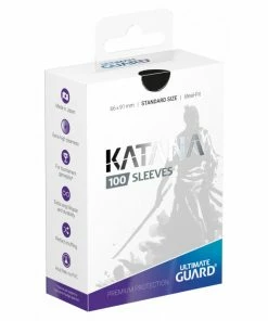 Ozzie Collectables Ultimate Guard Katana Standard Size Sleeves Black (100)