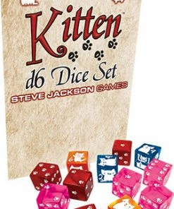 Ozzie Collectables Kitten D6 Dice Set All Board Games
