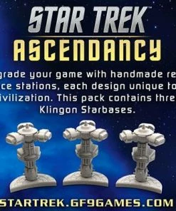 Star Trek Ascendancy Accessory Star Bases (3) Klingon