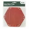 Ozzie Collectables All Board Games LPG Hex Dice Tray 6" Red