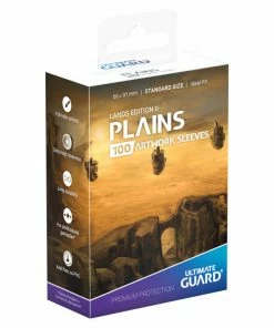 Ozzie Collectables Ultimate Guard Lands Edition 2 Plains Standard Sleeves All Board Games