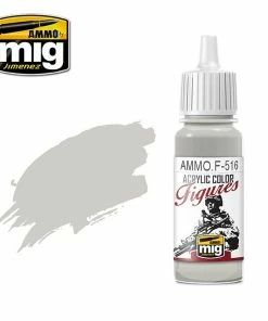 Ozzie Collectables All Board Games Ammo By MIG Figures Paints Light Grey 17ml