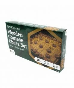 Ozzie Collectables All Board Games LPG Wooden Chinese Chess Set - 35 Cm Foldable Board