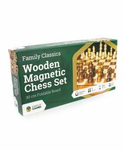 Ozzie Collectables LPG Wooden Magnetic Chess Set 30 Cm All Board Games