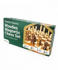Ozzie Collectables LPG Wooden Magnetic Chess Set 38 Cm All Board Games