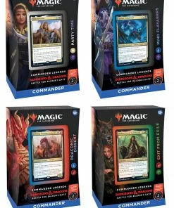 Magic The Gathering Commander Legends Battle For Baldurs Gate Commander Decks (4 Decks Per Display)