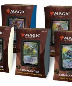 Wizards Of The Coast Magic The Gathering Strixhaven School Of Mages Commander Decks (5 Decks Per Display) All Board Games