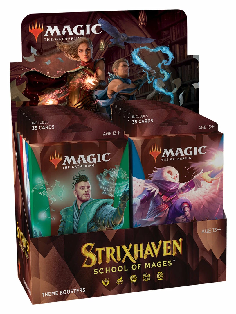 Wizards Of The Coast Magic The Gathering Strixhaven School Of Mages Theme Boosters (10 Boosters Per Display) 1 Wizards Of The Coast Magic The Gathering Strixhaven School Of Mages Theme Boosters (10 Boosters Per Display)