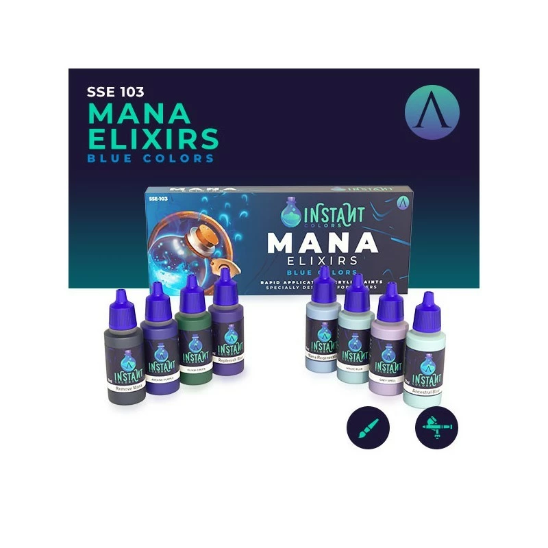 Ozzie Collectables Scale 75 Instant Colors Mana Elixirs Paint Set 1 Ozzie Collectables Scale 75 Instant Colors Mana Elixirs Paint Set