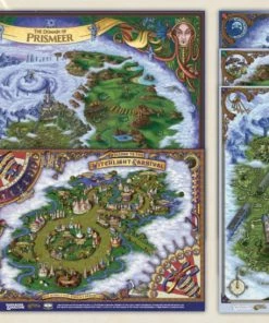 Dungeons & Dragons D&D The Wild Beyond The Witchlight Map Set