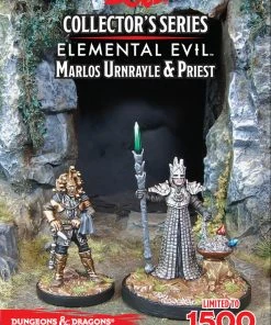 Dungeons & Dragons D&D Collectors Series Miniatures Elemental Evil Marlos Urnrayle & Earth Priest (2 Figs)