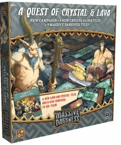 CMON Game Expansions Massive Darkness A Quest Of Crystal & Lava Expansion