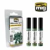 Ozzie Collectables Ammo By MIG Oilbrushers Mechas Green Tones Set