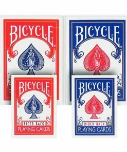 Ozzie Collectables Bicycle Mini Playing Cards Mixed Red/Blue All Board Games