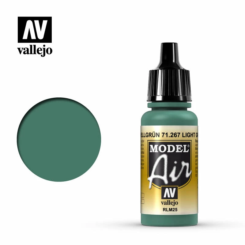 Ozzie Collectables Vallejo Model Air - Light Green RLM25 17 Ml All Board Games 2 Ozzie Collectables Vallejo Model Air - Light Green RLM25 17 Ml All Board Games