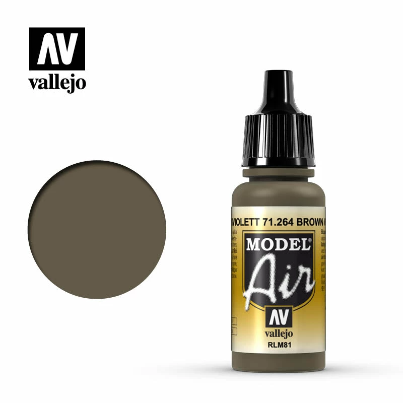 Ozzie Collectables All Board Games Vallejo Model Air - Brown Violet RLM81 17 Ml 2 Ozzie Collectables All Board Games Vallejo Model Air - Brown Violet RLM81 17 Ml