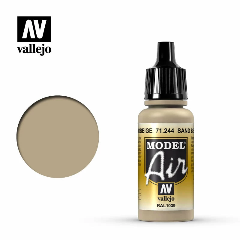 Ozzie Collectables All Board Games Vallejo Model Air - Sand Beige 17 Ml 2 Ozzie Collectables All Board Games Vallejo Model Air - Sand Beige 17 Ml