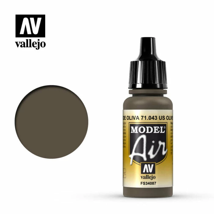 Ozzie Collectables Vallejo Model Air - US Olive Drab 17 Ml All Board Games 2 Ozzie Collectables Vallejo Model Air - US Olive Drab 17 Ml All Board Games