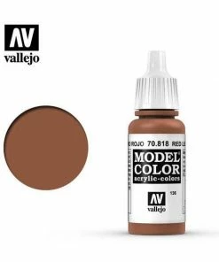 Ozzie Collectables All Board Games Vallejo Model Colour - Red Leather 17 Ml