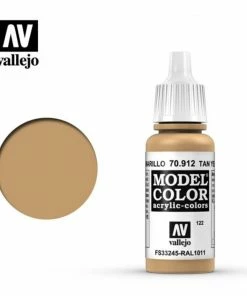 Ozzie Collectables All Board Games Vallejo Model Colour - Tan Yellow 17 Ml