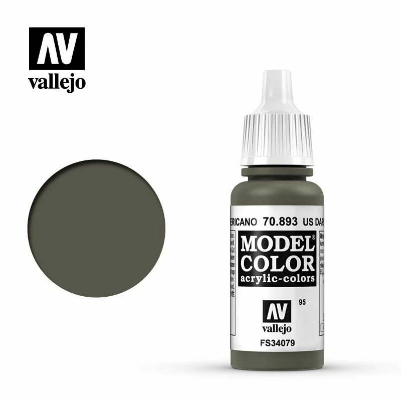 Ozzie Collectables Vallejo Model Colour - Us Dark Green 17 Ml All Board Games 1 Ozzie Collectables Vallejo Model Colour - Us Dark Green 17 Ml All Board Games