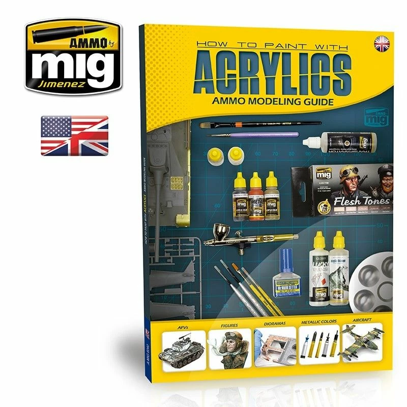 Ozzie Collectables Ammo By MIG Modelling Guide - How To Paint With Acrylics 1 Ozzie Collectables Ammo By MIG Modelling Guide - How To Paint With Acrylics