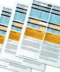 Ozzie Collectables All Board Games Infinity: Character Sheet Pad