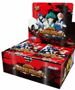 Jasco Games My Hero Academia CCG Booster Display Wave 2 Crimson Rampage (24 Boosters)