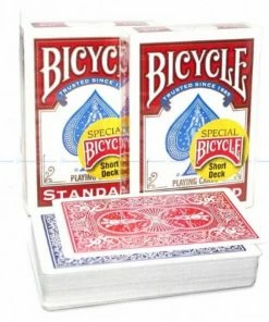 Ozzie Collectables Bicycle Short Decks Red Case Playing Cards