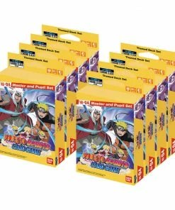 Naruto Boruto Expansion Deck Set NB04 (Master & Student Set) DISPLAY (8) Chrono Clash System