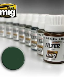 Ozzie Collectables Ammo By MIG Filters Green For Grey Green 35ml All Board Games