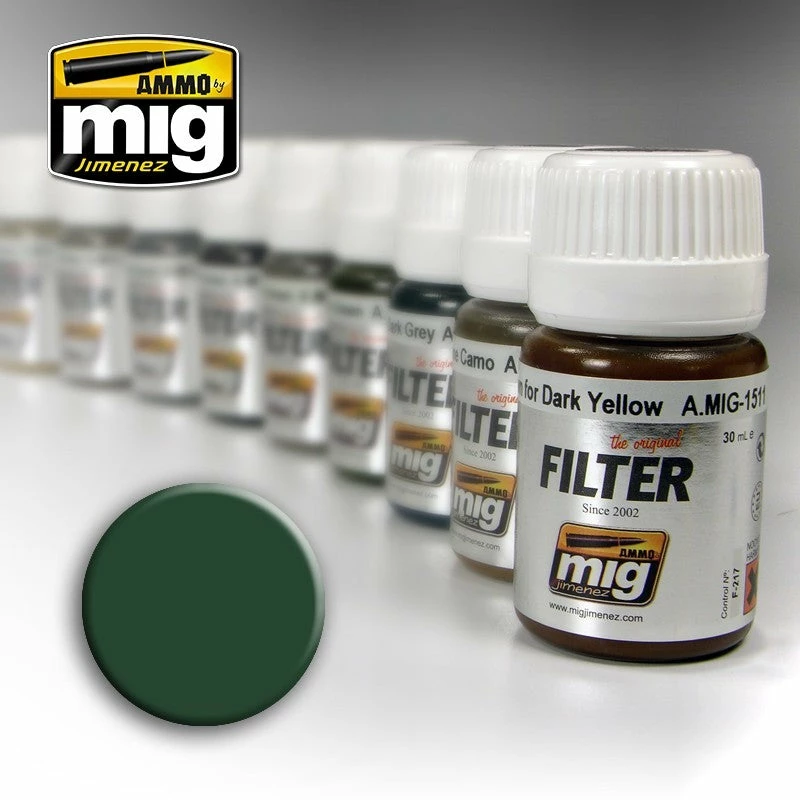 Ozzie Collectables Ammo By MIG Filters Green For Grey Green 35ml All Board Games 1 Ozzie Collectables Ammo By MIG Filters Green For Grey Green 35ml All Board Games